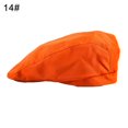 thumbnail image 1 of Chef Hat Unisex Beret Geometric Pattern Duck Mouth Style Men Women Pure Color Short Brim Chef Hat for Baker, 1 of 6