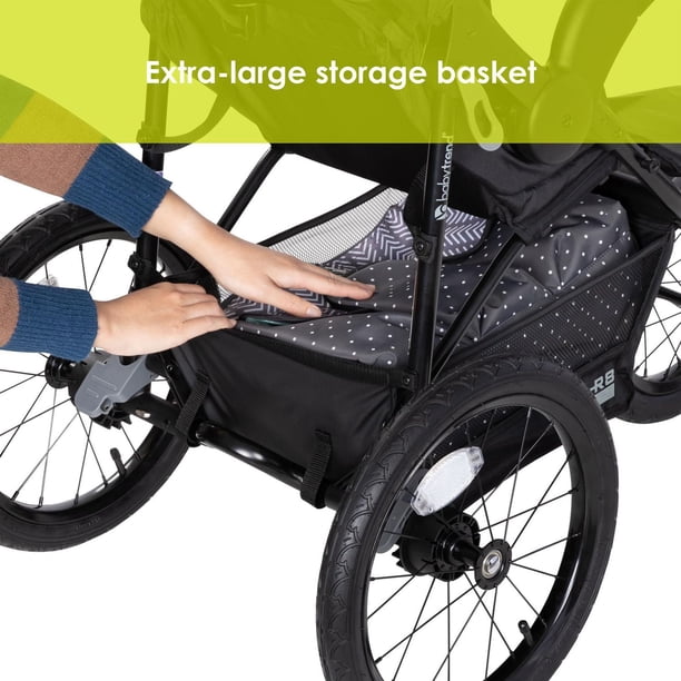 Baby Trend XCEL-R8 Plus Jogger with LED Safety Light for 6 month