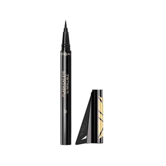 L'Oréal Paris, Liquid Eye Liner Flash Cat Eye, Waterproof, Black, 0.6 GR