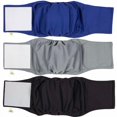 thumbnail image 1 of PET MAGASIN Male Dog Belly Bands Washable - Reusable Dog Diapers Male for Small Medium Large Dogs - Adjustable Wraps for Incontinence & Training - Pack of 3 (Original Small (13""-15"" Waist)), 1 of 1