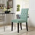 thumbnail image 4 of Modway Duchess 21.5" Button Tufted Polyester Fabric Dining Chair, Laguna Green, 4 of 4