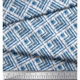 thumbnail image 3 of Soimoi Cotton Voile Fabric Diagonal Check Fabric Prints by Yard 42 Inch Wide, 3 of 5