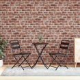 thumbnail image 1 of vidaXL 3D Wall Panels with Dark Brown Brick Design 10 pcs EPS, 1 of 5
