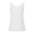 thumbnail image 4 of Women’s Workout Scoop Neck Tank Top Ribbed Sleeveless Cami Lightweight Solid Basic, 4 of 6