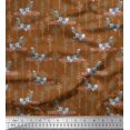thumbnail image 1 of Soimoi Rayon Fabric Tree & Sloth Cartoon Printed Craft Fabric by The Yard 56 Inch Wide, 1 of 3