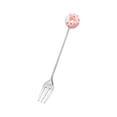 thumbnail image 1 of Harpily Clearance Dinnerware Stainless Steel Sweet Donut Dessert Fork Coffee Spoon And Stirrer, 1 of 5