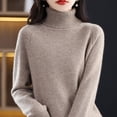 thumbnail image 1 of IMENGL Chandail en Laine Col Roulé Première Ligne, Jaune 2TG, Taille m-2TG, 1 of 4