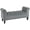 Grey, variant on HOMCOM Upholstered Storage Ottoman Bench, End of Bed Bench with Arms, Blue