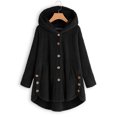 thumbnail image 1 of YOINS Womens Spring Fluffy Fleece Coats Cardigan Tunic Jumper Sweaters, 1 of 4