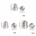 thumbnail image 1 of 2 Pieces Aluminium Alloy Auto Fuel Line Adapter Fuel Line Adapter Detachable Leakproof Replacement Automotive Water Air Fitting Accessories AN8, 1 of 1