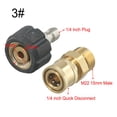 thumbnail image 3 of Bgsha M22 Rondelle Adaptateur Pivotant Ensemble 14mm 15mm Raccordement Rapide à 1/4“ 3/8“ Accessoire, 3 of 10