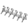 thumbnail image 1 of Guitars String Tuner Peg, 6 Sets Silver No Relay Zinc Alloy Accurate Guitar Tuning Pegs Easy Adjustment  For, 1 of 8
