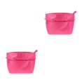 thumbnail image 4 of Baohd Expandable Purse Organiser With Zip Closure Convenient Storage For Handbag Waterproof Nylon Bag Cloth Storage Organiser rose red 2Set, 4 of 6