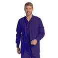 thumbnail image 1 of Landau Essentials Vestes de Sarrau à 5 Poches pour Hommes - Coupe Classique Décontractée, Col Ras du Cou, devant à Boutons-Pression, Sarraus d'Échauffement 7551, 1 of 1