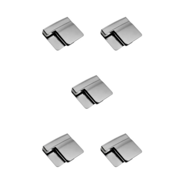Thinsony Belt Clip Adjustable Buckle Clip Convenient And Easy To Suitable For Everyone Comfortable Zinc Alloy Adjustment Buckle silver 5Set