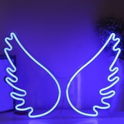Meitianfacai LED Neon Lights Net Red Room Decoration Christmas Lights Bedroom Decoration Ins Lights Angel