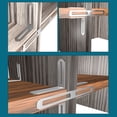 thumbnail image 4 of 1 Pcs Supports d'Angle d'Angle en Acier Inoxydable Protéger Support d'Angle Droit, 4 of 8