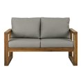 thumbnail image 4 of 52" Modern Patio Loveseat - Brown, 4 of 6