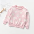 thumbnail image 1 of LSLJS Infant Baby Kids Girls Boys Valentin Heart Print Knit Pullover Sweater Tops, Tddler Sweatshirt, 1 of 4