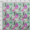 thumbnail image 3 of oneOone Polyester Spandex Sea Green Fabric Beach Craft Projects Decor Fabric Printed By The Yard 56 Inch Wide, 3 of 4