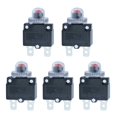 thumbnail image 1 of Protecteur de Surcharge de Brise-Brise Interrupteur Fusible Protection contre Surcharge Réinitialisation de Surintensité 5 Pcs 10A Base en Bakélite Terminal en Métal, 1 of 7