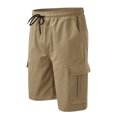 thumbnail image 1 of Diufon Shorts Cargo de Randonnée pour Hommes Imprimés Décontractés Printemps Été avec Poches, 1 of 5