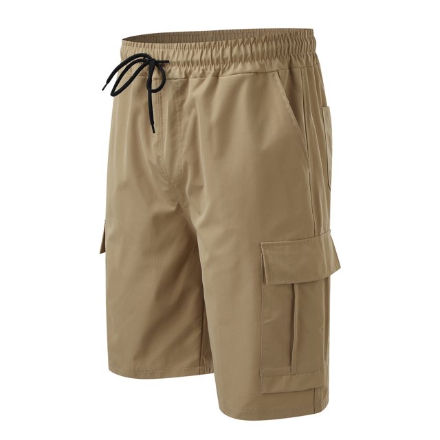 Diufon Shorts Cargo de Randonnée pour Hommes Imprimés Décontractés Printemps Été avec Poches