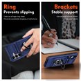 thumbnail image 3 of ShieldPlus for Samsung Galaxy A15 5G Phone Case with Finger Ring Holder Kickstand, Heavy Duty Shockproof Rugged Protective Case for Samsung Galaxy A15, Working with Magnetic Car Phone Mount,Blue, 3 of 7