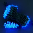 thumbnail image 3 of Blue One-Piece G12 Raspberry Christmas Lights 140 Count 48 Feet, 2 Sets 70 LED 24 ft High Waterproof UL Certified String Light (Blue), 3 of 8
