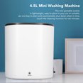 thumbnail image 3 of Portable Washing Machine, 4.5L Mini Washing Machine Rotating  Small Washer for Baby Clothes Underwear Portable Bucket Washer for Apartment, Dorm, Camping, RV Travel Laundry, 3 of 8