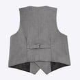 thumbnail image 4 of Boys Formal Suit Vest - 4-Button Double Breasted, Adjustable Strap - Polyester Blend - Wedding/Performance - 2-16 Years, 4 of 5
