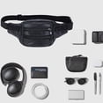 thumbnail image 4 of Storage Box Storage Containers Leather Waist Pack, PU Crossbody Chest Bag with 7 Zipper Pockets, Adjustable Sports Fanny Pack for Men, Large Capacity Phone Wallet Storage for Hiking, Travel, Running, 4 of 6