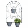 thumbnail image 1 of Summerfield Terrace 10018892 Scrollwork Trellis with Flower Pots, 1 of 2