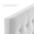 thumbnail image 4 of Modway Emily Twin Biscuit Tufted Performance Velvet Headboard, White, 4 of 4