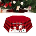 thumbnail image 3 of FAROOT Christmas Tree Skirt Santa Claus Letter Print Decorative Apron, 3 of 6