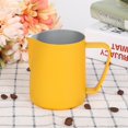 thumbnail image 3 of 350ml Stainless Steel Milk Frothing Jug Frother Coffee Latte Container Cup Coffee UtensilsYellow, 3 of 9