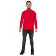 thumbnail image 3 of Trespass Mens 1/2 Zip Microfleece Blackford Red in Size - XL, 3 of 11