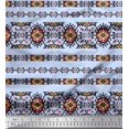 thumbnail image 1 of Soimoi Velvet Fabric Aztec Southwestern Print Fabric by Yard 58 Inch Wide, 1 of 3