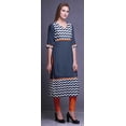thumbnail image 3 of Bimba Robe Kurti Longue Imprimée Tunique Droite Robes pour Femmes Haut Indien, 3 of 5