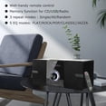 thumbnail image 4 of Compact Stereo System Speakers with CD Player, Bluetooth, FM Radio, Aux-in, USB-in, Earphone Jack, DSP-Tech, Remote, 30W Crisp-Sound Shelf Stereo Sys, 4 of 8