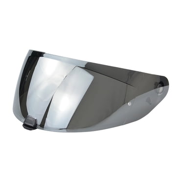 Graflsoa HJC i70 i10 Helmet Replacement Lens - Anti-Fog, Anti-Scratch, UV Protection, Windproof, Silver Finish, Easy Installation