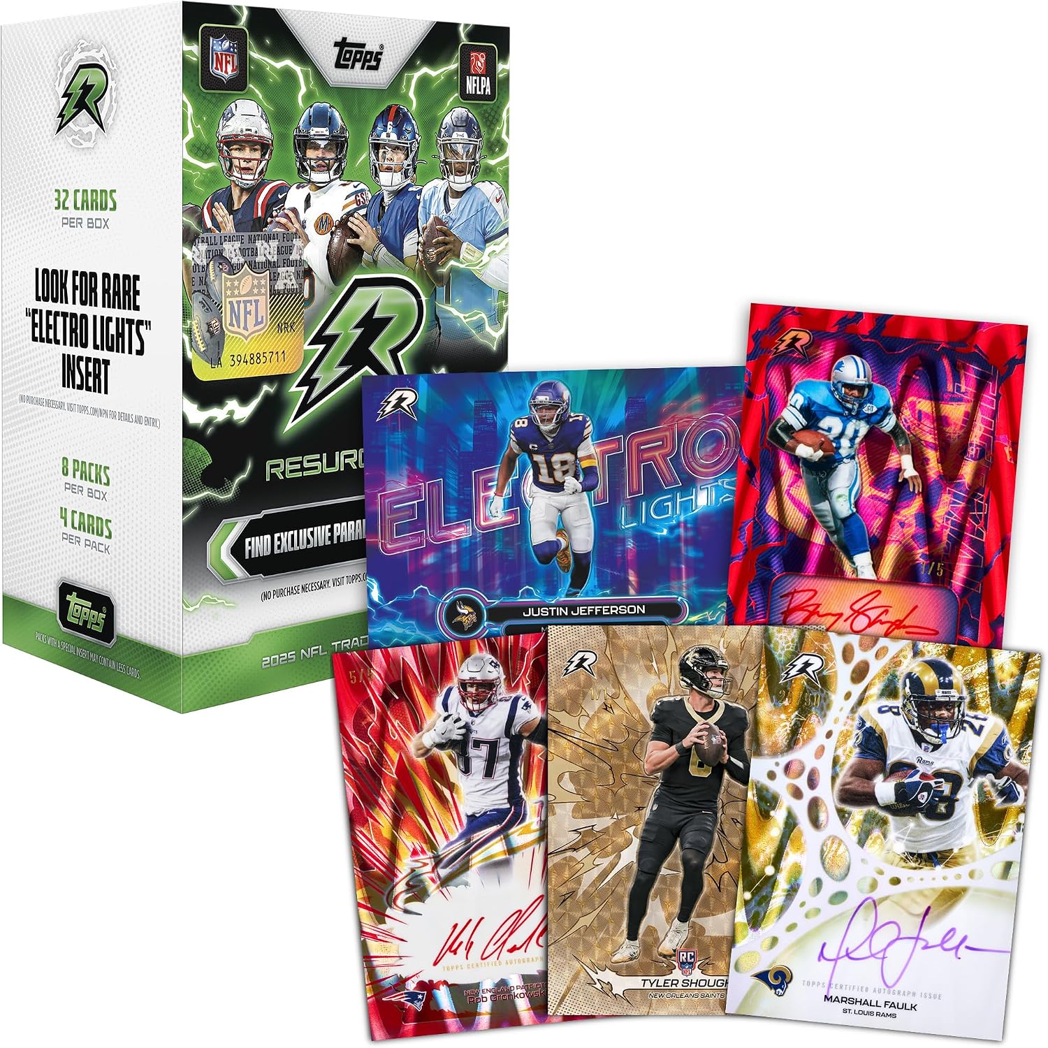 2025 Topps Resurgence Football Trading Cards Blaster Box