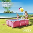 thumbnail image 3 of Intex Piscine hors Terre Rectangulaire 84 Pouces x 23,62 Pouces, Rose, 3 of 6