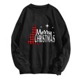 thumbnail image 4 of Pisexur Sweat-Shirt de Noël Décontracté à Manches Longues Col Rond pour Femmes, Chandail Ample et Confortable, Imprimé Mode Festival Automne, 4 of 4