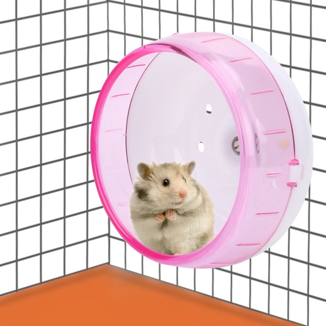 TOPINCN Hamster Toy, Hamster Wheel, Plastic For Hamster Guinea Pig Chinchilla Small Pets Exercise Running Roller