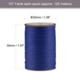 thumbnail image 2 of Unique Bargains Dark Blue Polyester Waxed Thread, 137 Yards, 2 of 5