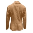 thumbnail image 5 of Grrvtrz Womens One Button Blazer Lightweight Office Work Suit Jacket Stretch Lapel Collar Long Sleeve Jacket with Pockets, 5 of 5