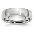 thumbnail image 1 of Cobalt Sterling Silver Inlay Satin 6mm Band Size 13, 1 of 4