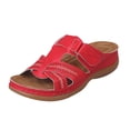 thumbnail image 2 of LSLJS Open Toe Super Soft Platform Women Summer Shoes Flat Sandals, Women's Slippers, 2 of 4