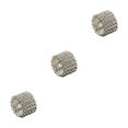 thumbnail image 1 of Maytalsory Deluxe Stretch Crystal Ring Unique For Statement Of Love Fashionable Inlaid Ring silver 5 rows 3Set, 1 of 6